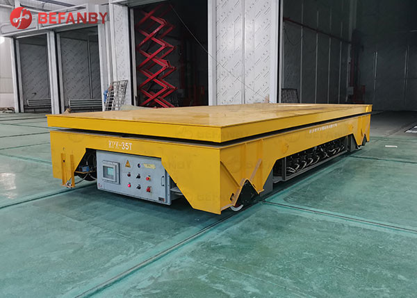 5T Electrical Rail Material Transfer Trolley