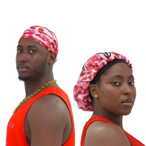 Wholesale Satin Designer Seamless Silk Durag And Bonnet from china suppliers