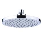 ABS Plastic 9inch Round Chrome Plated Rainfall Spray Shower Head Bathroom Top