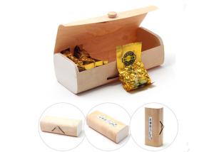 Wholesale Natural Color Wooden Tea Bag Box Balsa Bark Veneer Wood With Custom Logo from china suppliers