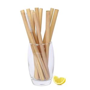 Wholesale 20cm Disposable Bamboo Straw Eco-Friendly and Natural for Travelling from china suppliers