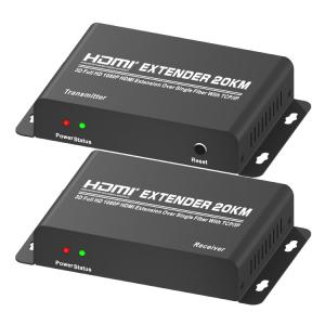 Wholesale HDMI Over Single Fiber 20KM 1080P HDMI Extender from china suppliers