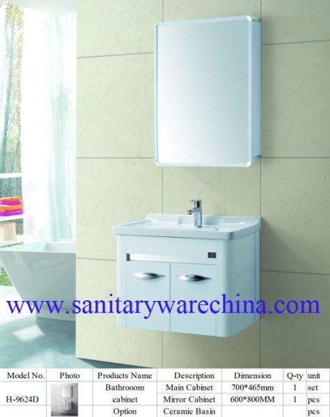 Modern Alunimun Bathroom Vanity/ aluminum alloy bathroom cabinet/Mirror Cabinet