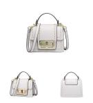 Rivets Cross-body Bags Women's Handbags Fashion Genuine Cow Leather Flap Bag