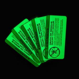 Wholesale Printable Glowing Warning Signal Stickers Heat Transfer Clothing Glow In The Dark from china suppliers