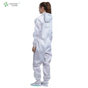 Wholesale Dust Free ESD Antistaic Cleanroom Washable Coverall With Boots And Hood from china suppliers