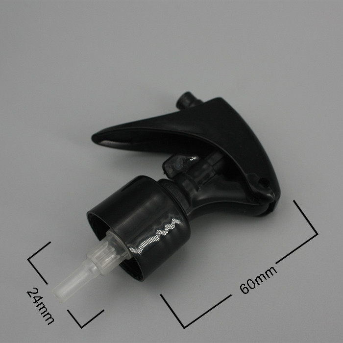 24mm PP Plastic Household Black Trigger Spray Gun Head