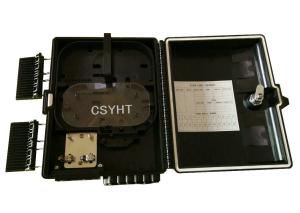 Wholesale PP Plastic Outdoor Fiber Optic Distribution Box 12 Fibers Wall / Pole Mounted from china suppliers