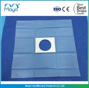 Wholesale 40gsm SMS Fenestrated Surgical Drapes With Hole For Hospital Clinic from china suppliers