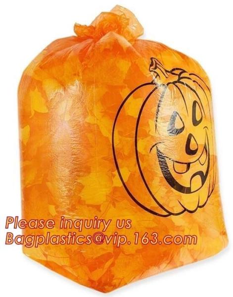 Pumpkin Lawn Bags, Festive Leaf, Halloween Decorations, Trick Or Treating, Party
