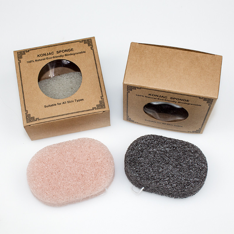 Natural Skincare Facial Water Drop Konjac Sponge Reusable