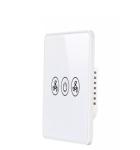 Glomarket Tuya Smart Wifi Fan Switch US Standard Touch Wall Glass Panel