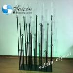 Beautiful gold metal candle holder for wedding decorating backdrop