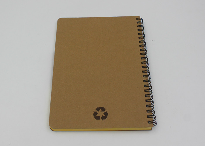 Handmade Brown Craft Cover Recycled Paper Notebook For Office Staff