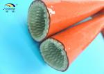 Silicone Coated Fireproof Sleeves HighTemperature Glass Fibre Insulation