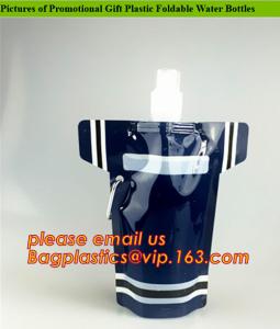 Wholesale Soft Foldable Water Bags Sports Bottle Drinking Water Bag,500ml Foldable Flexible Water Bag Customized Collapsible Reusa from china suppliers