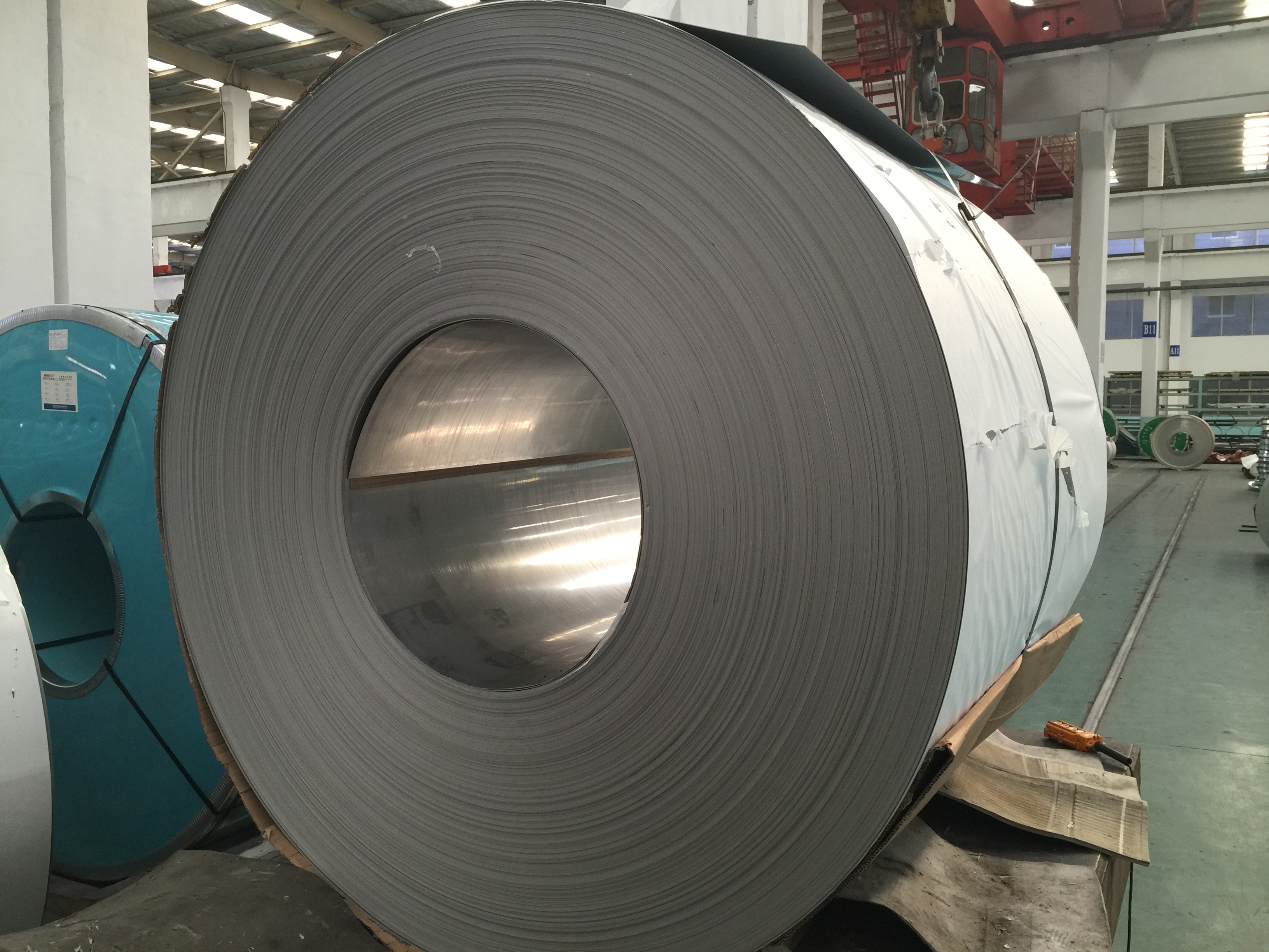 Cold Rolled ASTM A240 AISI304 SUS304 Stainless Steel Strip Coil 2B Surface 1.0*120mm