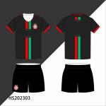 personalized shirt and shorts set for school team/company worker/soccer club