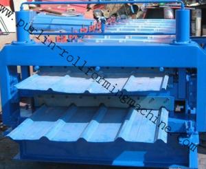 Wholesale Metal Roofing Double Layer Roof Tile Roll Forming Machine, High Quality Professional Durable Roof Tiles Bending Machine from china suppliers