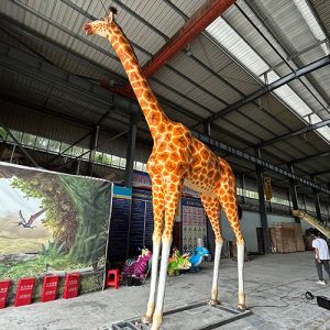 Zoo Interactive Exhibition Animatronic Animal Robot Model Customized