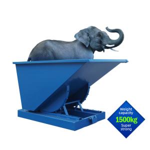Wholesale Outdoor Forklift Recycle Bin With Cover Waste Treatment from china suppliers
