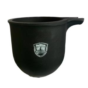 Wholesale Jewelry Making Gold Melting Crucible Heat Resistant Black Graphite 150kg Capacity from china suppliers