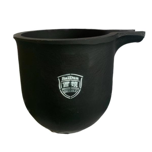 Jewelry Making Gold Melting Crucible Heat Resistant Black Graphite 150kg