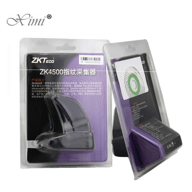 Electronic Biometric Fingerprint Scanner , 500 Dpi Biometric Thumb Scanner