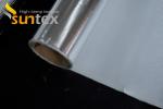 550C Thermal Resistant 0.4mm Aluminum Foil Wrapped Fiberglass Cloth For Oil &