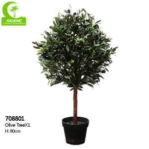 Wholesale H160cm Artificial Potted Floor Plants , Silk Olive Tree Anti Aging from china suppliers