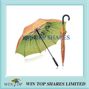 Wholesale PU Handle Heat Transfer Rotary Umbrella from china suppliers