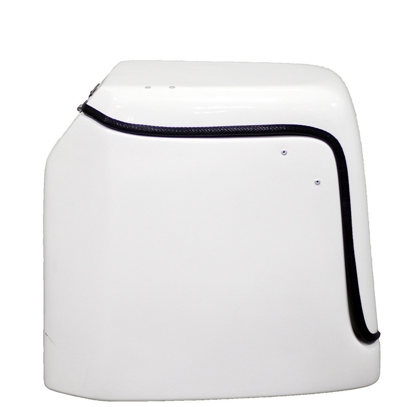 67L White Color Fiberglass Motorcycle Food Delivery Box Pizza Delivery Box with Locks and Keys