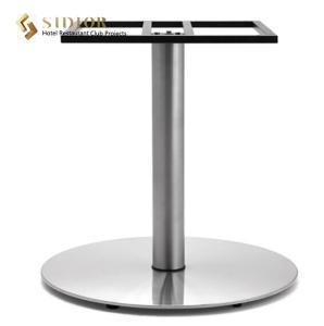 Wholesale Modern Style Brushed Stainless Steel Dining Table Base 72cm Height from china suppliers