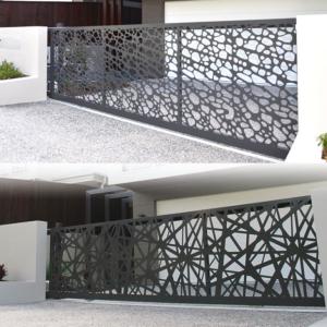 Wholesale Commercial Aluminium Profile Gate Aesthetic Aluminum Driveway Gate Lightweight from china suppliers