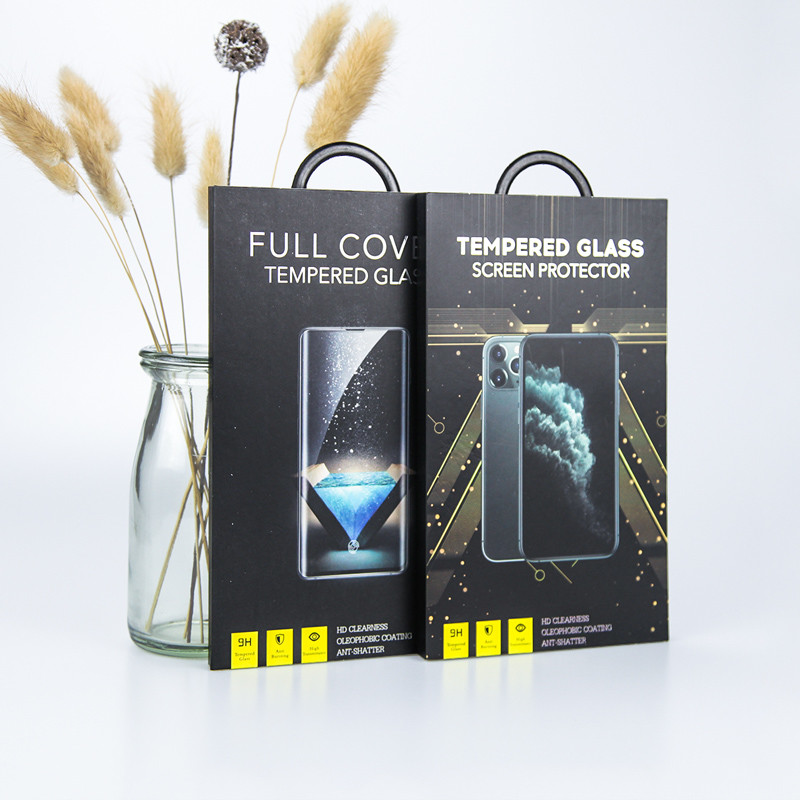 Colorful Electronic Screen Protector Packaging Box With Handle