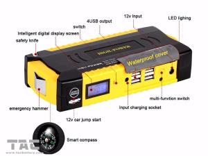 Wholesale 12000mAh Waterproof Portable Car Jump Starter Lithium Polymer Battery 12V from china suppliers