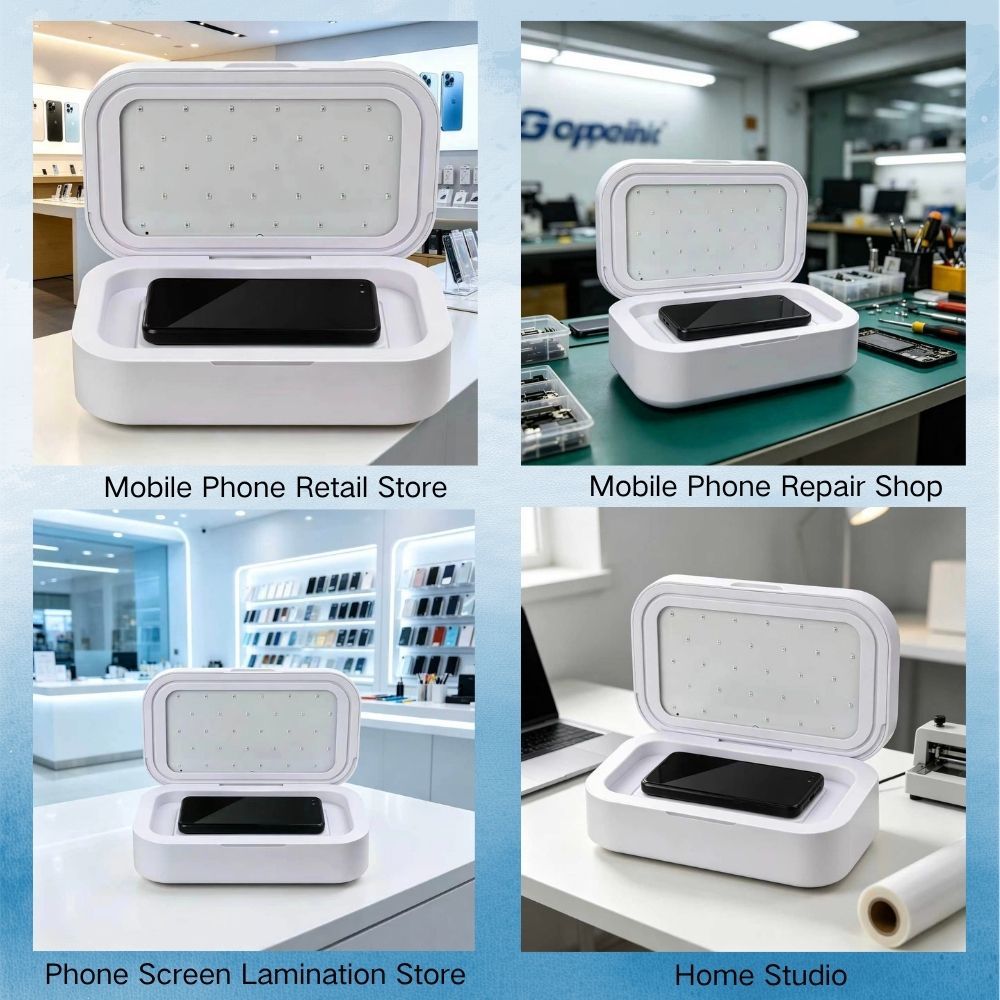 Daqin UV001 Vacuum UV Curing Machine for Mobile Curved Screen Protector Film Fast Curing Equipment