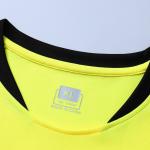 Blue Orange Yellow Sublimation Soccer Shirts Breathable Quick Dry Jersey