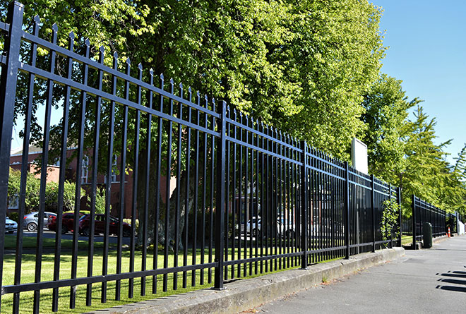 Garrison fence and Flat top fence panel