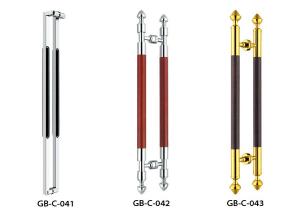 Wholesale Easy Install Stainless Steel Tube Handles With Imitation Wooden And Stainless Combination from china suppliers