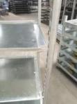 Metal Flower Cart Shipping Cart Metal Plant Greenhouse Trolley Danish Cart