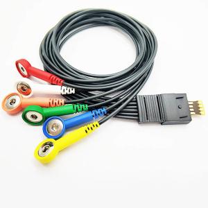 Wholesale Holter Patient Monitor ECG Cable 6 Leads Compatible Schiller MT200 MT101 from china suppliers