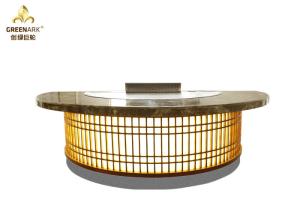 Wholesale Stainless Steel Grill Griddle Teppanyaki Table Intelligent Control Panel , Semicircle Commercial Kitchen Equipment from china suppliers