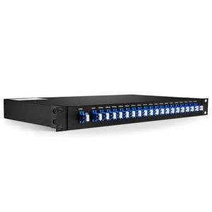Wholesale 8 / 16 / 18 Channel Coarse Wavelength Division Multiplexer In 1U Rackmount from china suppliers