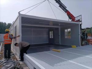 Wholesale Collapsible 40ft Portable Fold Out Container House 5 Min Install Anti Seismic from china suppliers