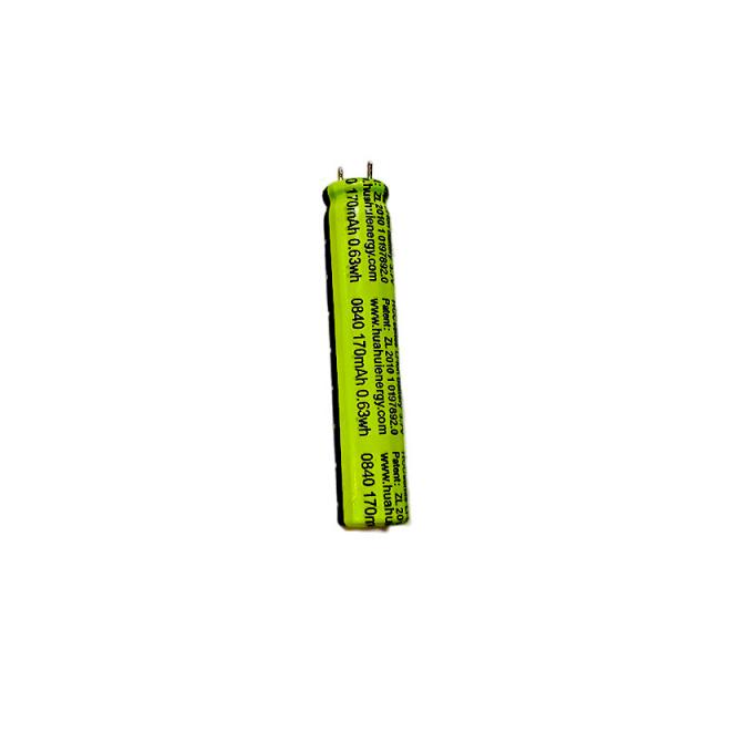 Huahui Rechargeable Lithium Cobalt Oxide Battery HCC0840 3.7V 170mAh LCO Battery 6