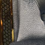 Button Style Luxury Modern Dining Chairs 0.53m European Tufted Leather Dining