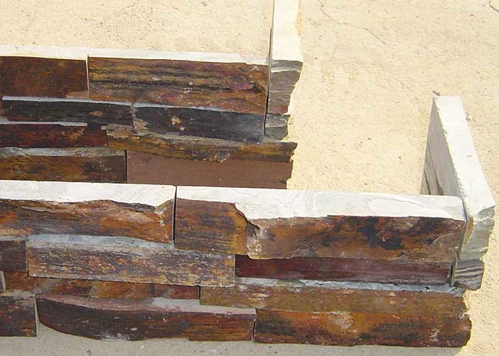 Natural stone Yellow or gray or green Slate Culture Stonecorner stone
