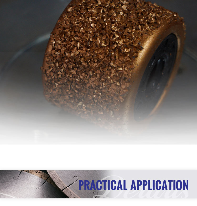 Cartridge Rolls for Wet/dry Working on Granite Marble Stone Slab and Concrete Floor