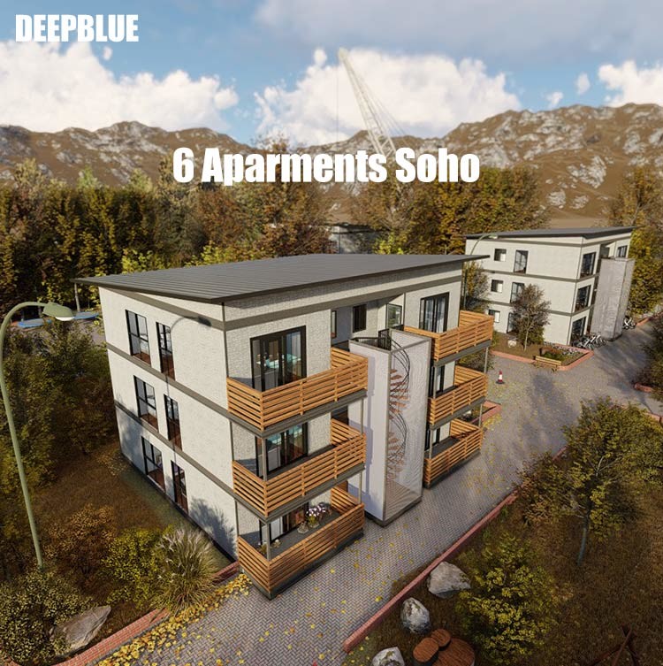 Structures AU NZ Standard Light Steel Frame House To Build Cheap Earthquake Prefab Villa